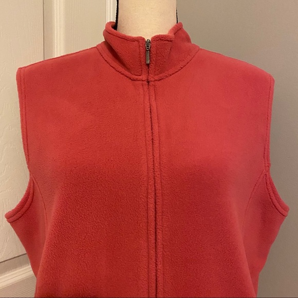 L.L. BEAN Zip-Front Fleece Vest Jacket - Picture 2 of 9